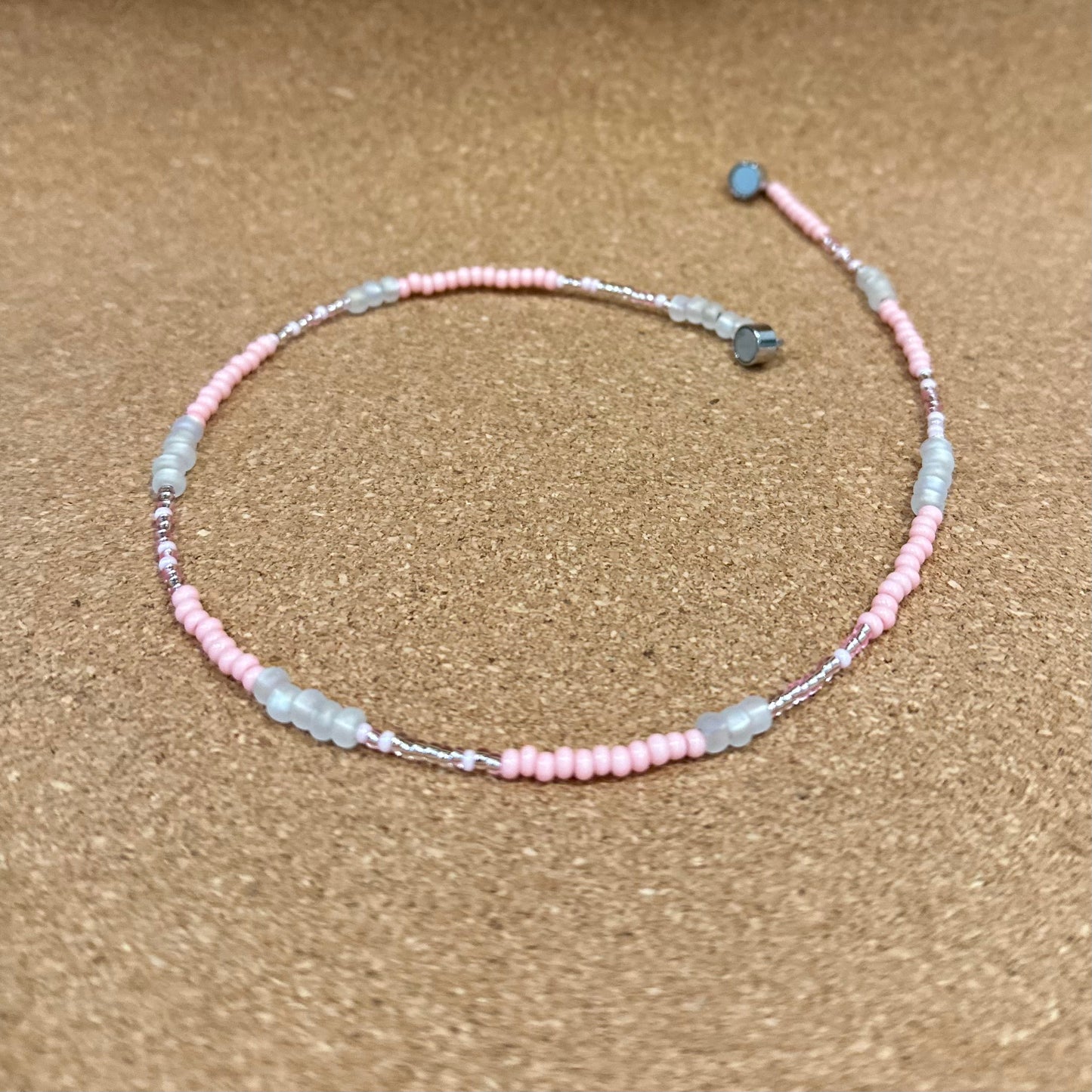 pink neutral choker