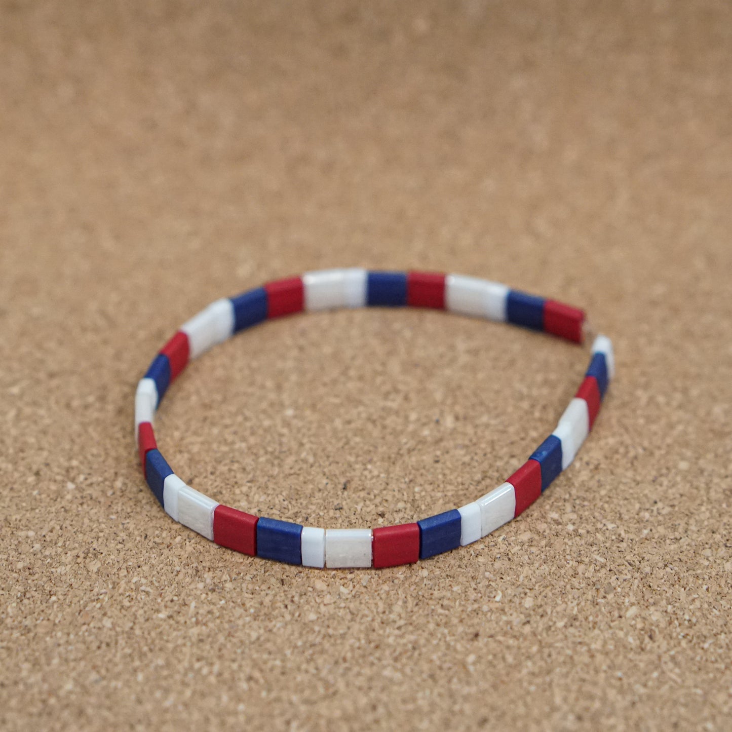 Go Red Sox - stretch tile bracelet