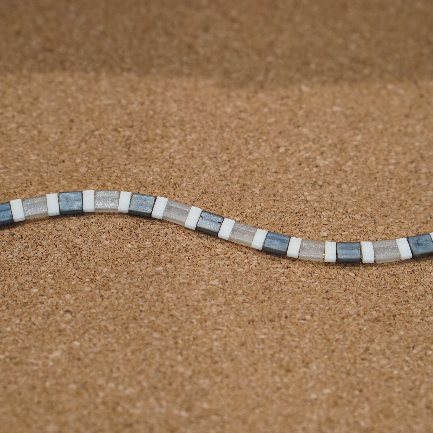 morning stroll - stretch tile bracelet