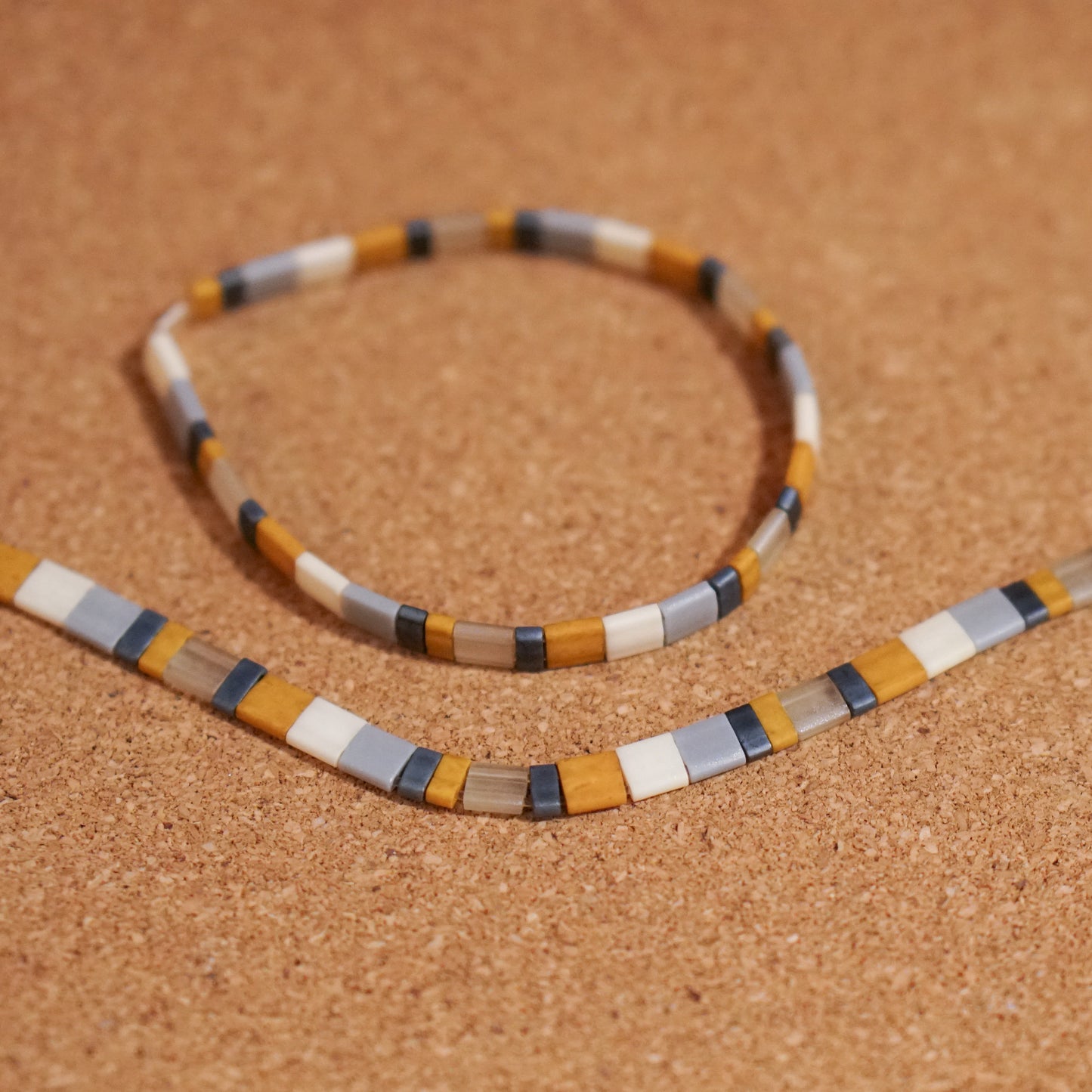 rusted - stretch tile bracelet