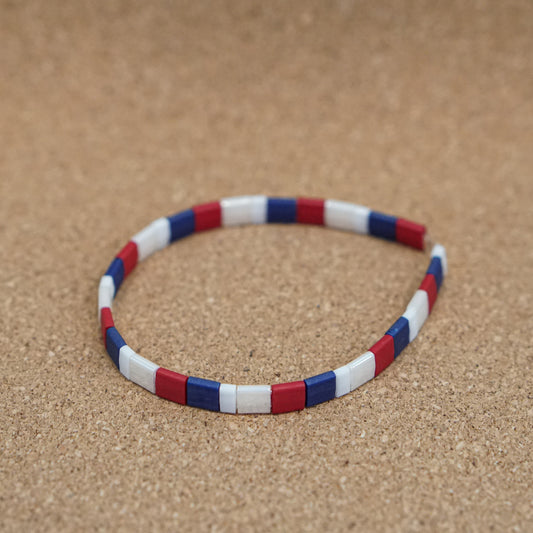Go Red Sox - stretch tile bracelet