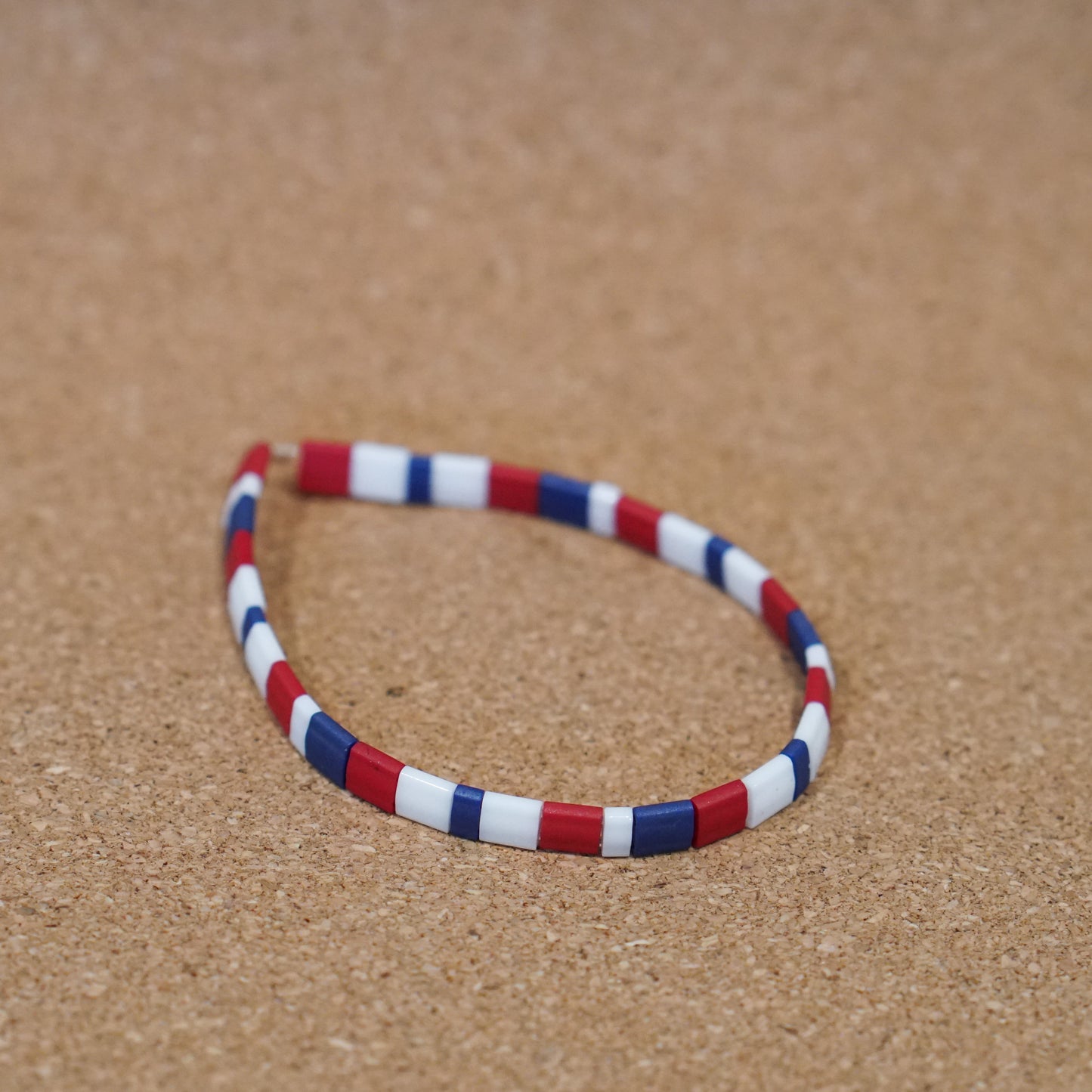 happy fourth of july - stretch tile bracelet
