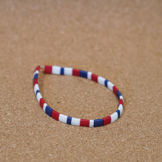 happy fourth of july - stretch tile bracelet