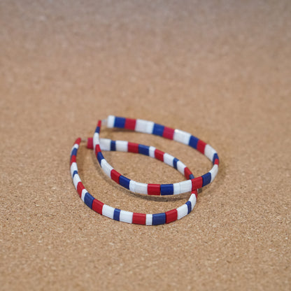 happy fourth of july - stretch tile bracelet