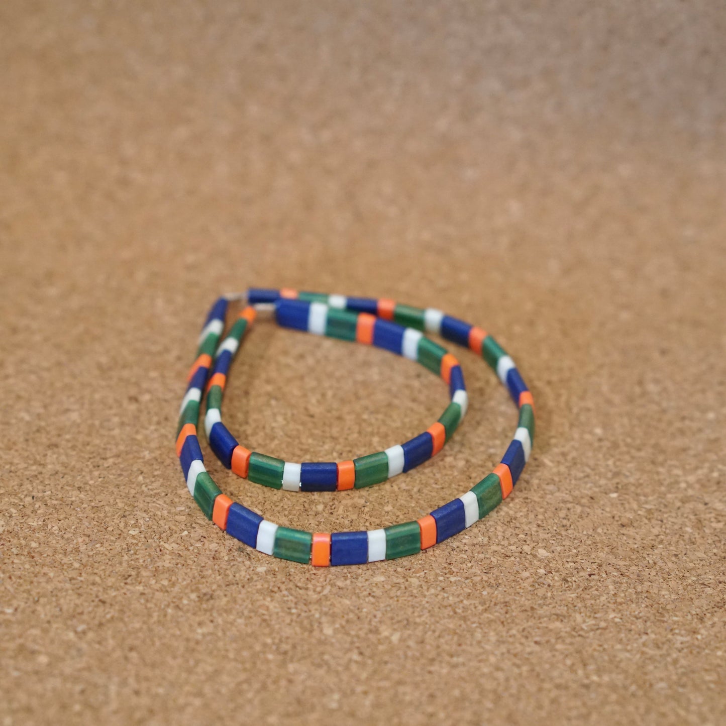 mum & me set: spring vibes neon, stretch tile bracelets