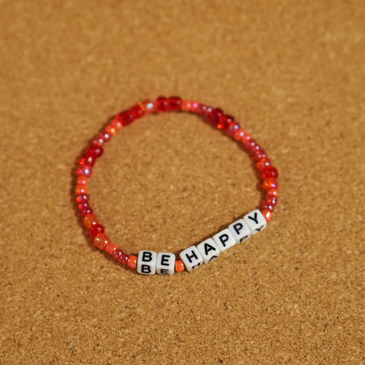 BE HAPPY - fall inspiration bracelets