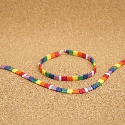 "andrà tutto bene" - stretch tile bracelet