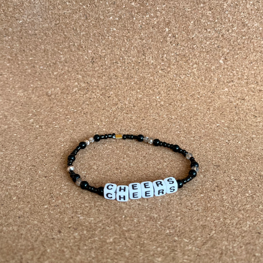 CHEERS - everyday festive bracelet reminders