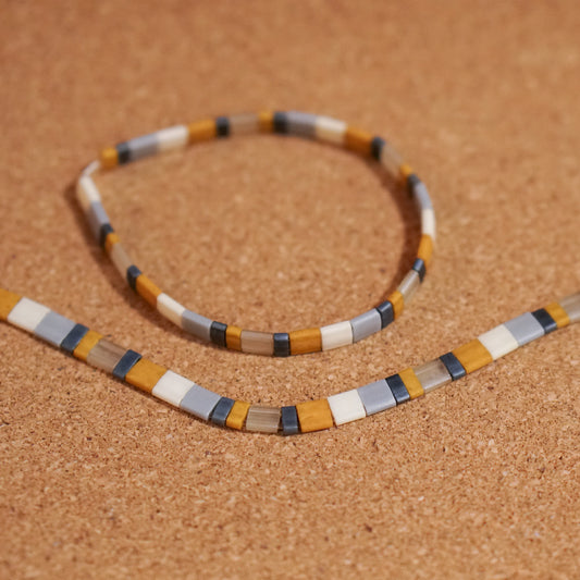 rusted - stretch tile bracelet